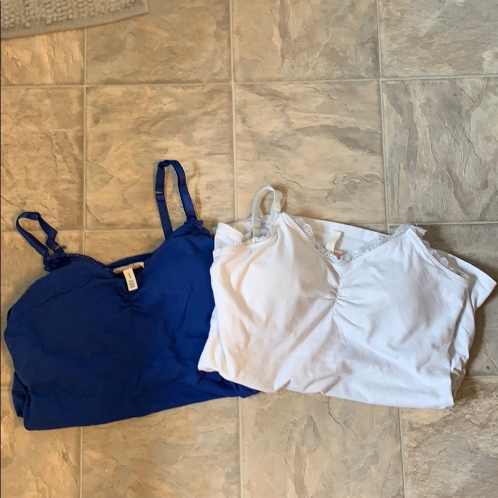 2 Jessica Simpson maternity nursing tanks